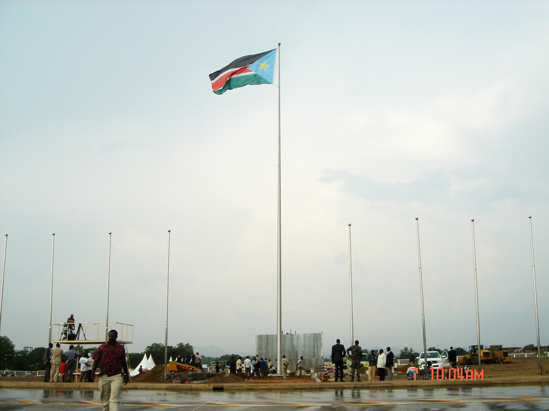 南蘇丹建國慶典旗桿