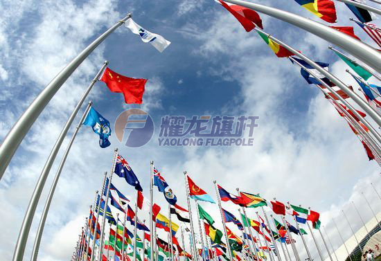 第14屆國際泳聯世界錦標賽舉行升旗儀式旗桿
