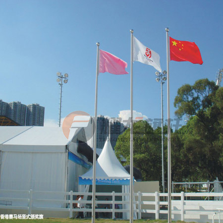 香港赛马场竖式颁奖旗杆